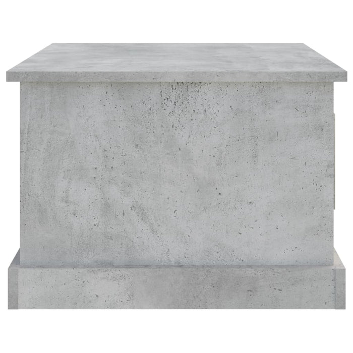 Salontafel 50x50x35 cm bewerkt hout betongrijs