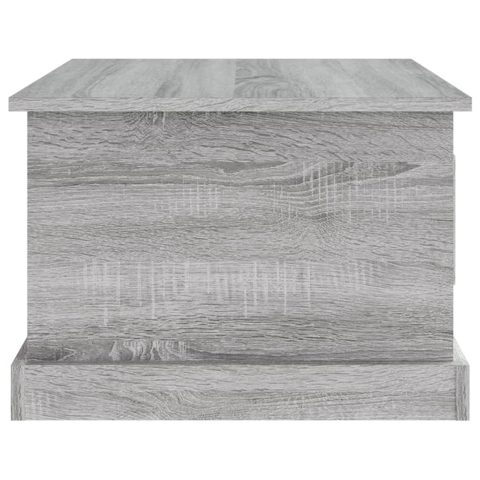 Salontafel 50x50x35 cm bewerkt hout grijs