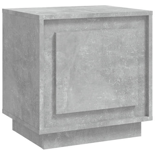 Nachtkastje 44x35x45 cm bewerkt hout betongrijs