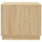 Salontafel 51x50x44 cm bewerkt hout sonoma eikenkleurig
