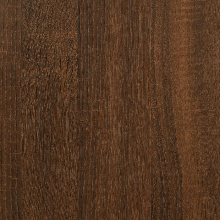 Salontafel 102x50x44 cm bewerkt hout bruineikenkleurig