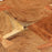 Salontafel 36 cm 4 boomstammen massief acaciahout