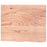 Wastafelblad 60x50x6 behandeld massief hout lichtbruin