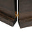 Wastafelblad 220x50x4 cm behandeld massief hout donkergrijs