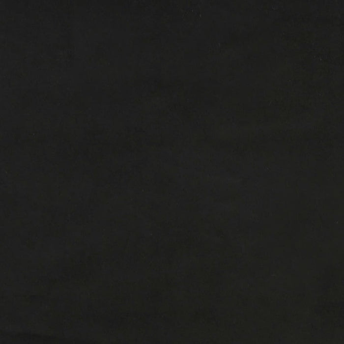 Driezitsbank 180 cm fluweel zwart