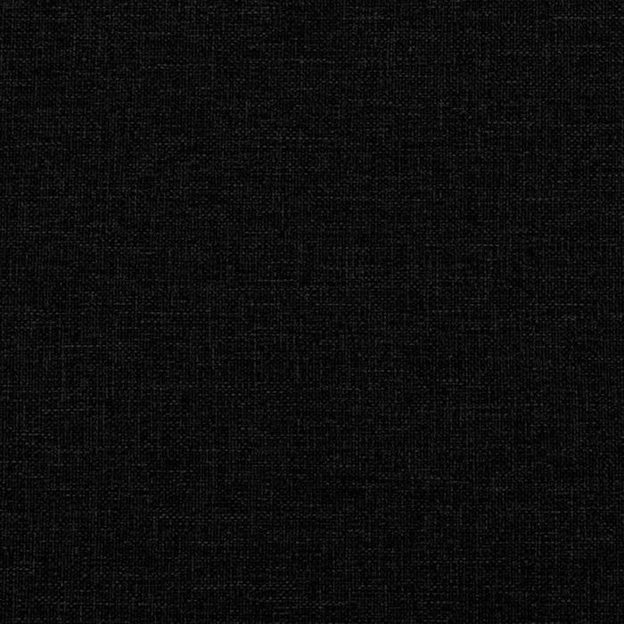 Driezitsbank 180 cm stof zwart