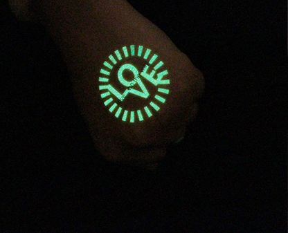 Tijdelijke Tatoeage - Glow in the dark Tatoo - Lichtgevende Tatoeage