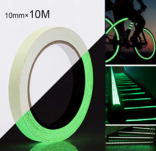 Lichtgevende Tape/Plakband - Groen - 1cm X 10 Meter - Glow in the Dark Tape - Markering - Veiligheid