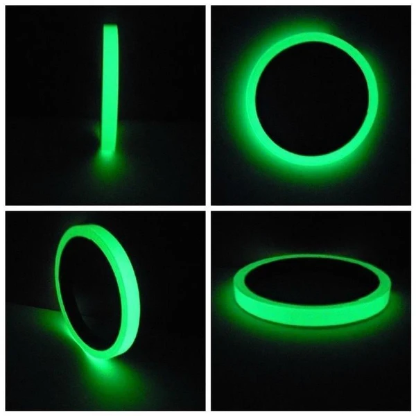 Lichtgevende Tape/Plakband - Groen - 1cm X 10 Meter - Glow in the Dark Tape - Markering - Veiligheid