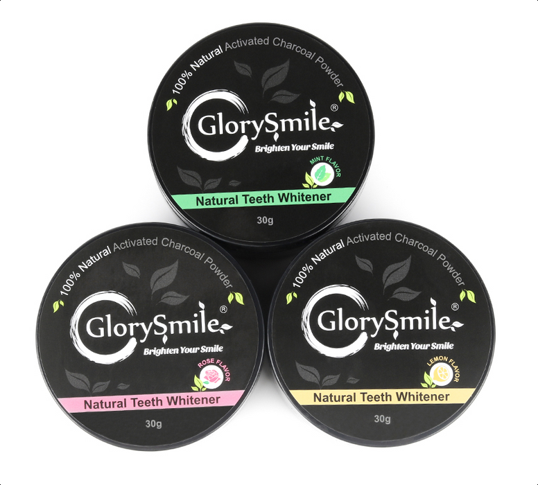 Houtskool Tanden Bleker inclusief Bamboe Tandenborsel -- Rose Flavor Charcoal Teeth Whitening -- 100% Natuurlijk Tanden Bleken -- 30gr