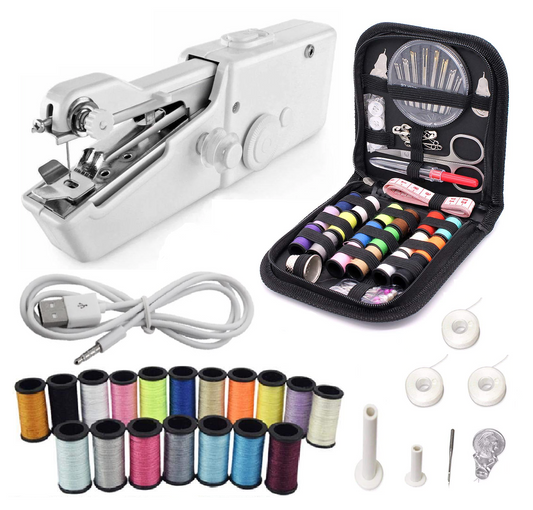 Handy Stitch - PREMIUM Handnaaimachine + USB Kabel en 79 Delige Starterskit