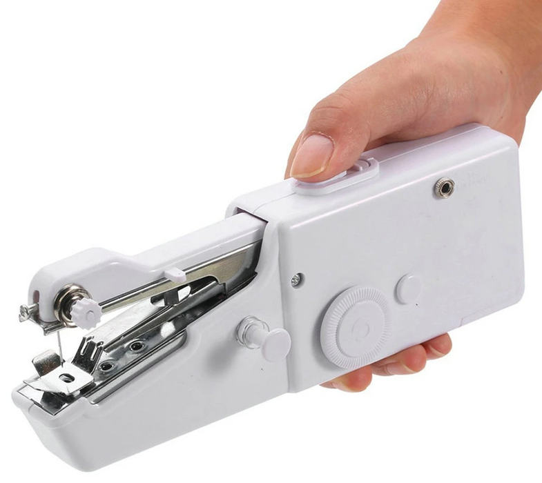 Handy Stitch - PREMIUM Handnaaimachine met Adapter + 64 Spoelen garen en accessoires