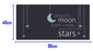 Muismat -- Motivational - Moon & Stars -- 90x40Cm -- Full collor Gaming Mousepad