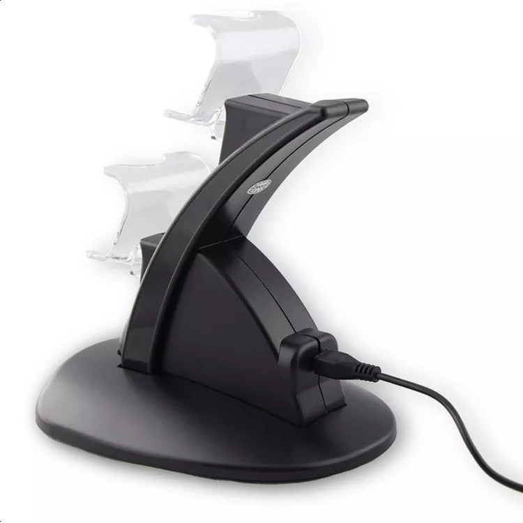 Oplaadstation voor Playstation 4 - Dual Docking Charger - Zwart