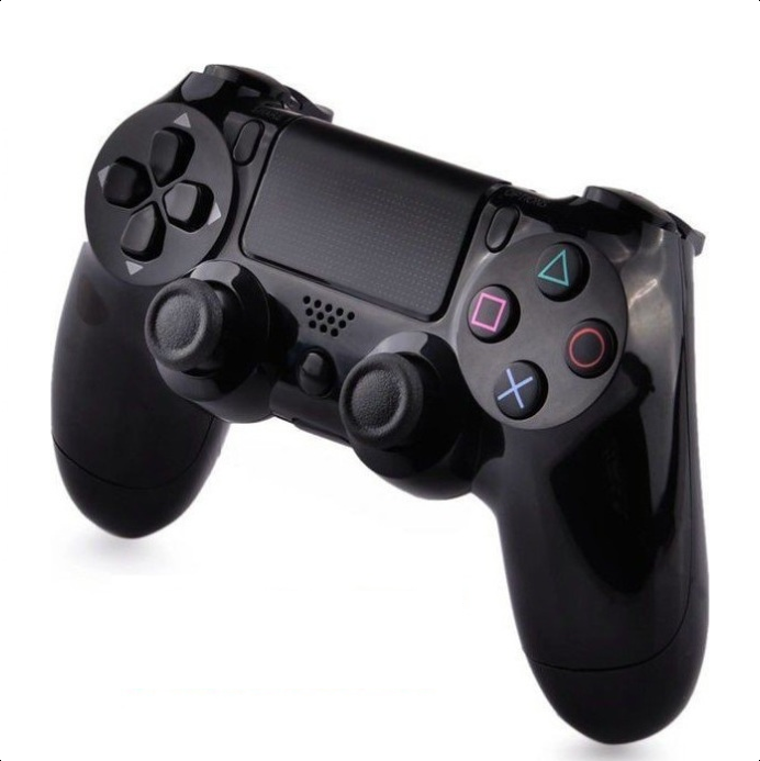 Draadloze Controller -- Zwart -- Voor PlayStation & Pc/Laptop