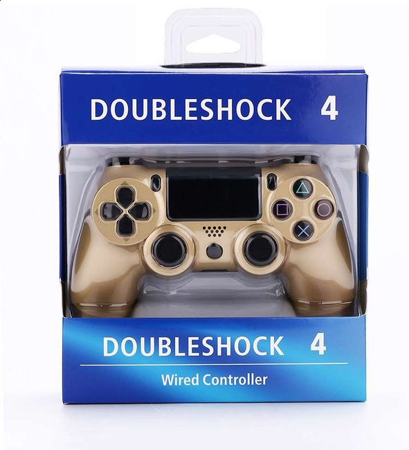 Draadloze Controller -- Goud -- Voor Playstation & Pc/Laptop