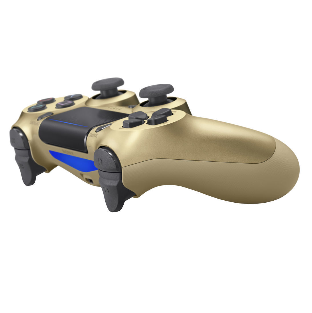 Draadloze Controller -- Goud -- Voor Playstation & Pc/Laptop