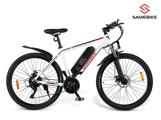 SAMEBIKE 5800™ -- 26 Inch -- 500W -- 25Km/h + 45Km/h -- Wit