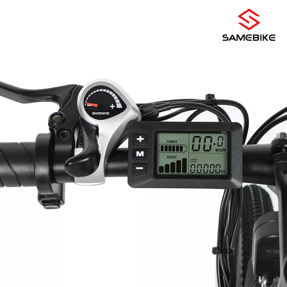 SAMEBIKE 5800™ -- 26 Inch -- 500W -- 25Km/h + 45Km/h -- Wit