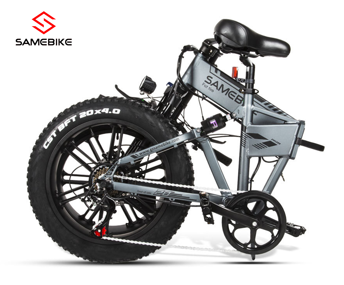 SAMEBIKE FAT BIKE™ -- 20 Inch -- 500W -- Grijs