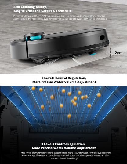 Robot stofzuiger - Viomi V3 Pro - 2600pa - 4900mAh