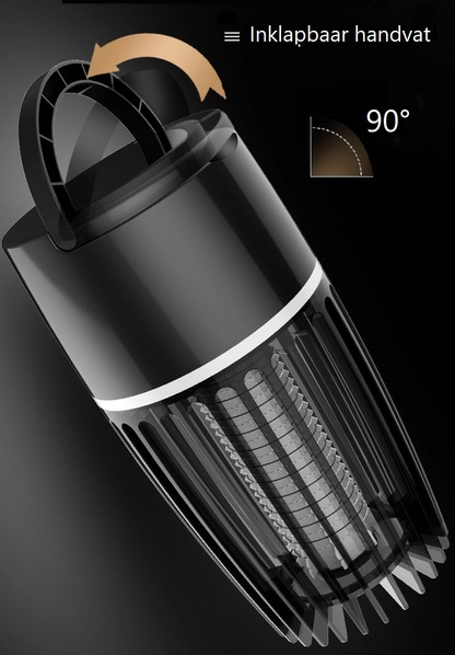 Vliegenlamp met 4000mAh batterij -- UV + Warm Wit Licht -- Insectenlamp -- Muggenlamp -- Vliegenvanger